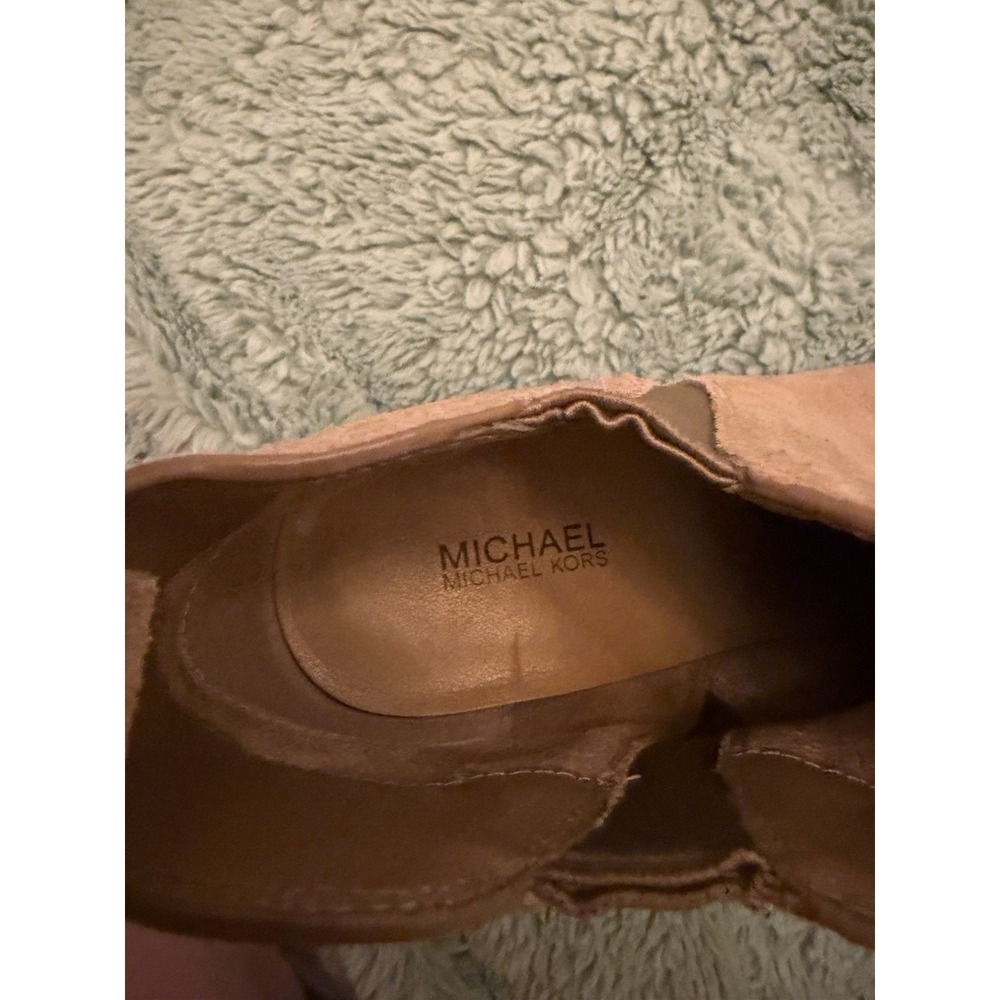 Michael Kors Women's 6M Tan Suede Ankle Boots - Picture 11 of 13